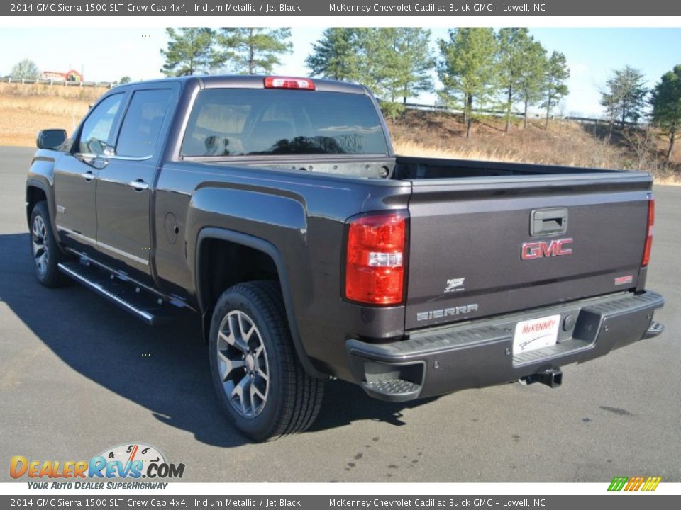 2014 GMC Sierra 1500 SLT Crew Cab 4x4 Iridium Metallic / Jet Black Photo #4