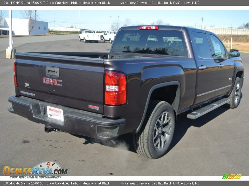 2014 GMC Sierra 1500 SLT Crew Cab 4x4 Iridium Metallic / Jet Black Photo #5