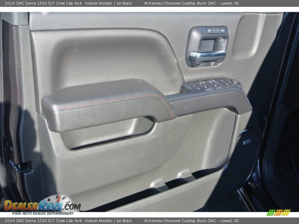 2014 GMC Sierra 1500 SLT Crew Cab 4x4 Iridium Metallic / Jet Black Photo #9