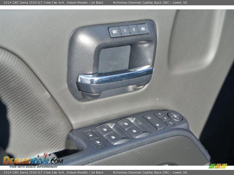 2014 GMC Sierra 1500 SLT Crew Cab 4x4 Iridium Metallic / Jet Black Photo #10