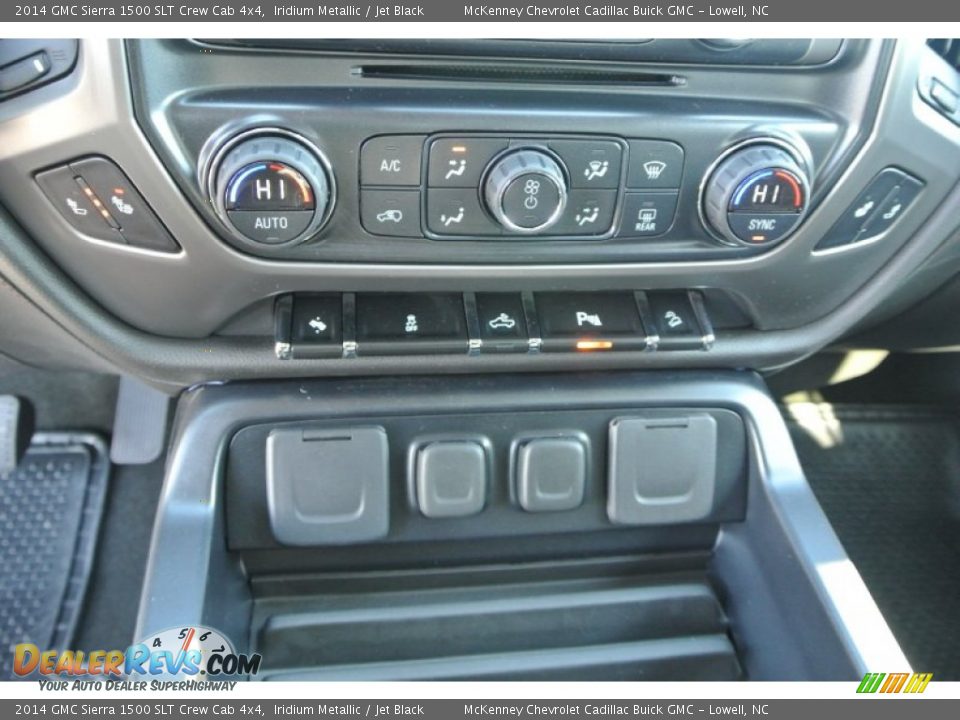 2014 GMC Sierra 1500 SLT Crew Cab 4x4 Iridium Metallic / Jet Black Photo #12