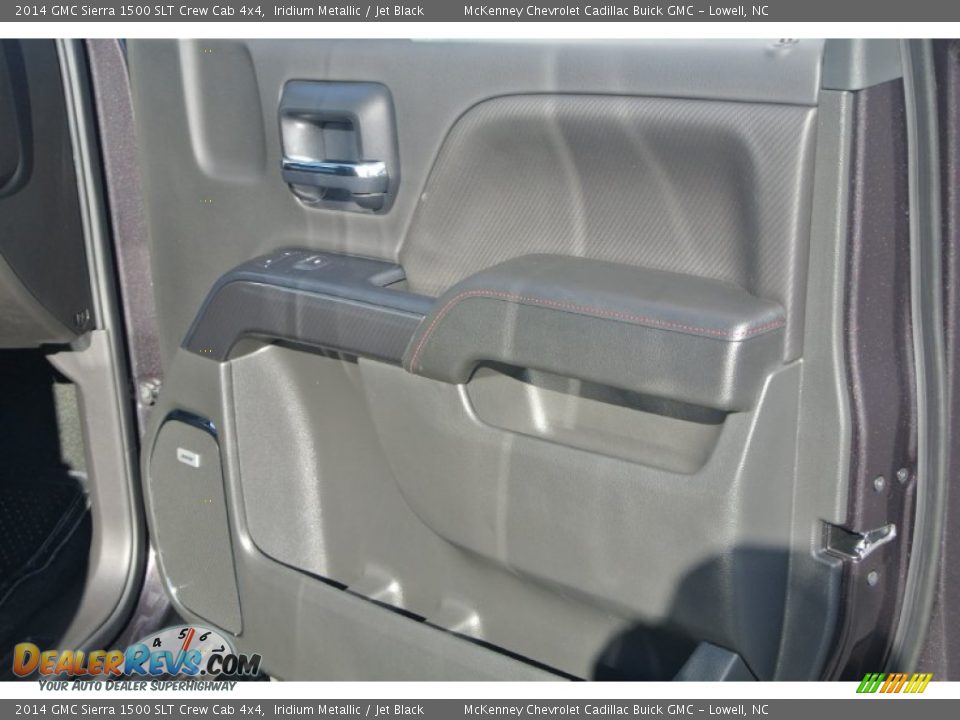 2014 GMC Sierra 1500 SLT Crew Cab 4x4 Iridium Metallic / Jet Black Photo #20
