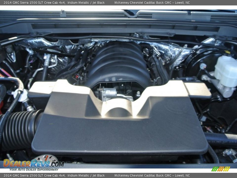 2014 GMC Sierra 1500 SLT Crew Cab 4x4 Iridium Metallic / Jet Black Photo #22