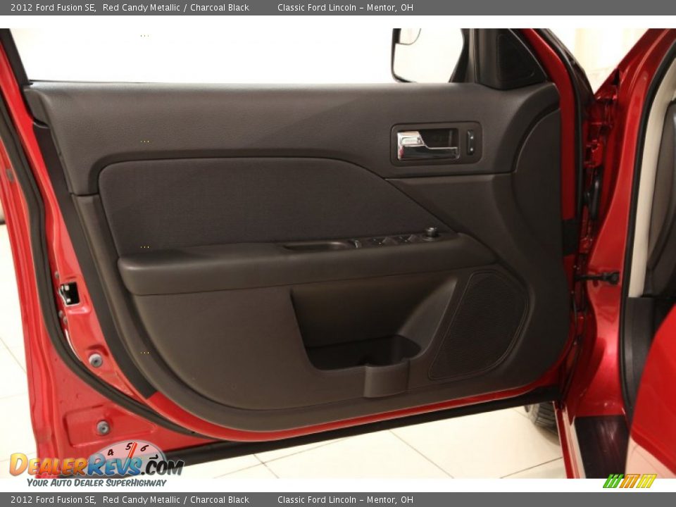 2012 Ford Fusion SE Red Candy Metallic / Charcoal Black Photo #4