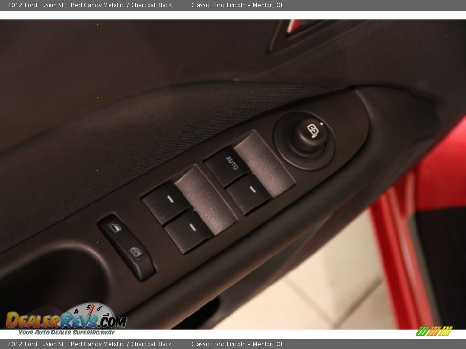 2012 Ford Fusion SE Red Candy Metallic / Charcoal Black Photo #7