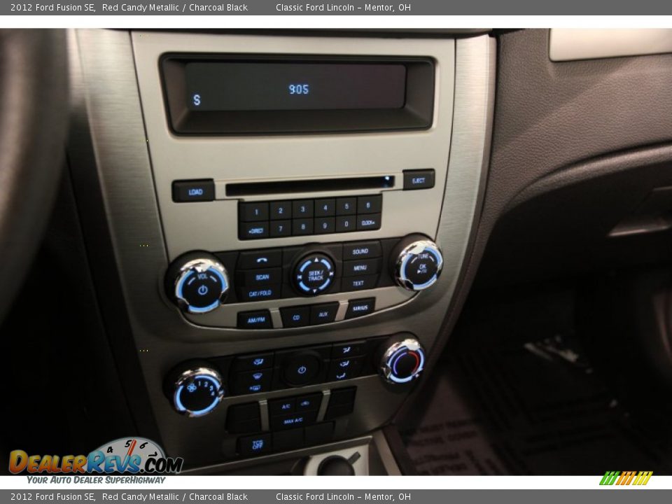 2012 Ford Fusion SE Red Candy Metallic / Charcoal Black Photo #11