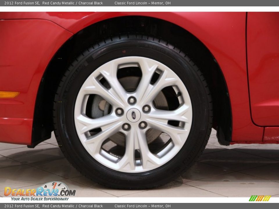 2012 Ford Fusion SE Red Candy Metallic / Charcoal Black Photo #16