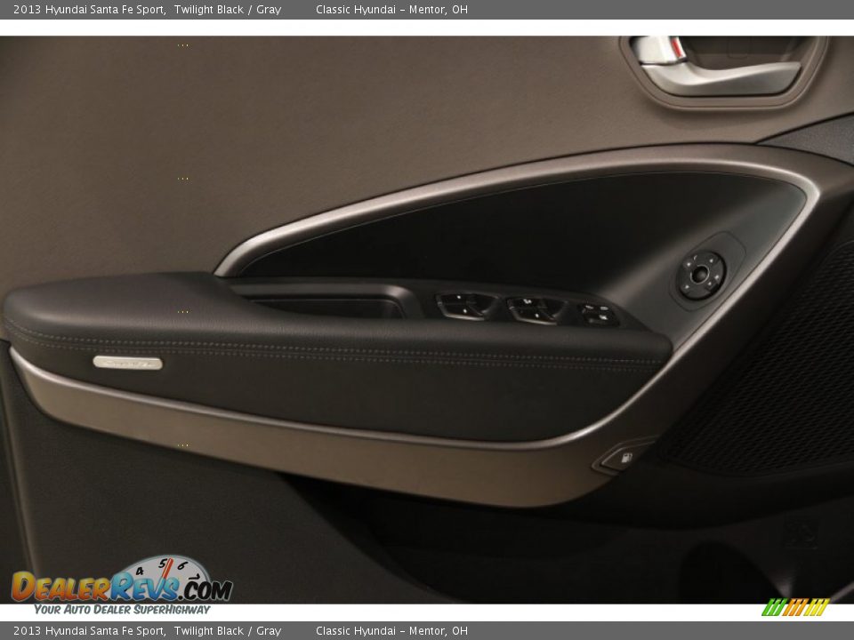 2013 Hyundai Santa Fe Sport Twilight Black / Gray Photo #5