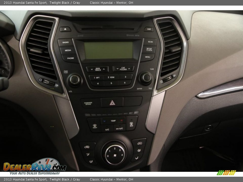 2013 Hyundai Santa Fe Sport Twilight Black / Gray Photo #10