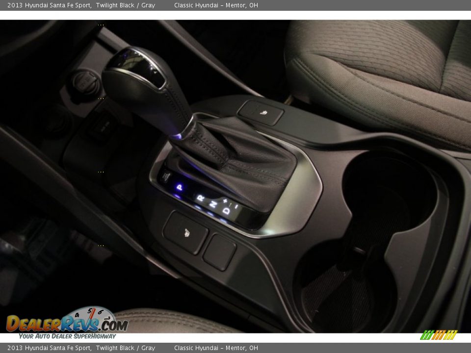 2013 Hyundai Santa Fe Sport Twilight Black / Gray Photo #12