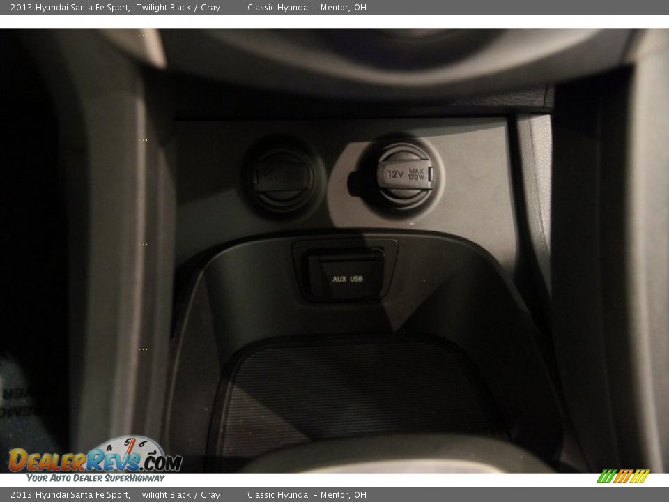 2013 Hyundai Santa Fe Sport Twilight Black / Gray Photo #13