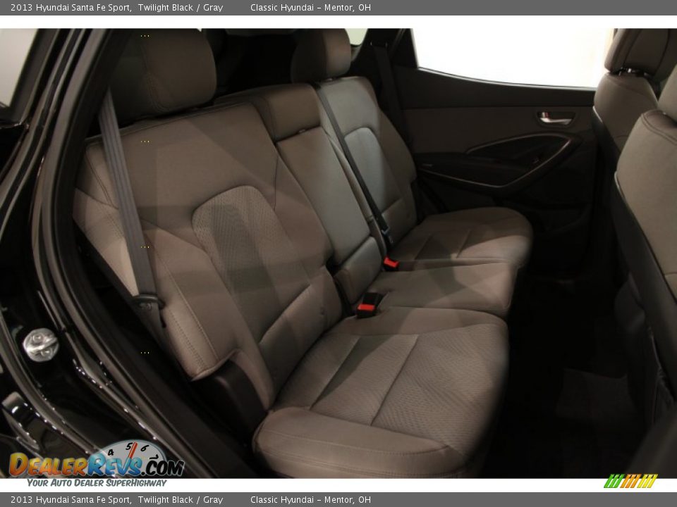 2013 Hyundai Santa Fe Sport Twilight Black / Gray Photo #15