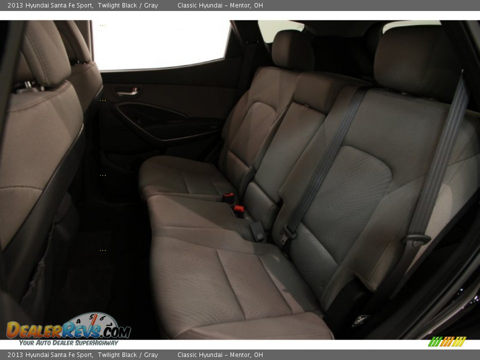 2013 Hyundai Santa Fe Sport Twilight Black / Gray Photo #16