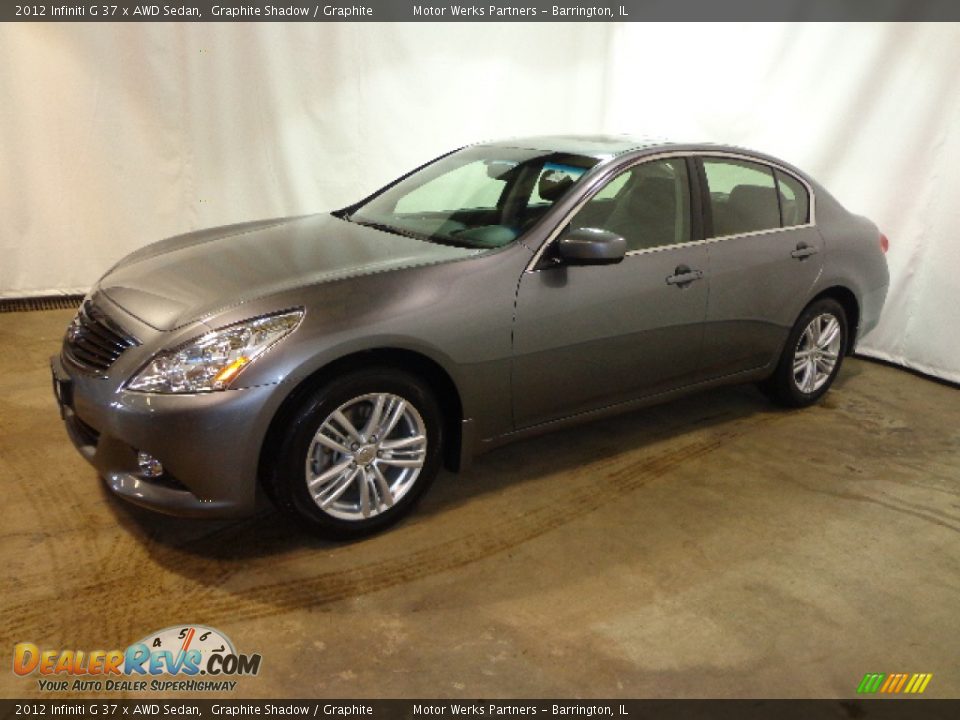 2012 Infiniti G 37 x AWD Sedan Graphite Shadow / Graphite Photo #4