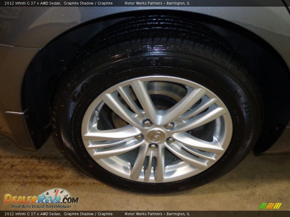 2012 Infiniti G 37 x AWD Sedan Graphite Shadow / Graphite Photo #6
