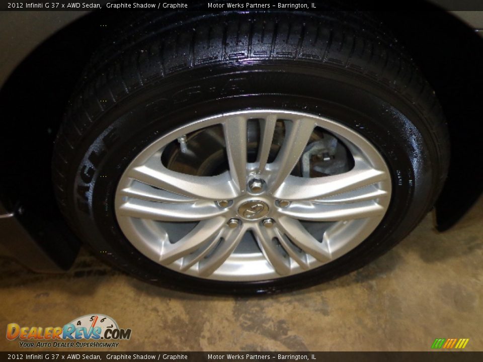 2012 Infiniti G 37 x AWD Sedan Graphite Shadow / Graphite Photo #7