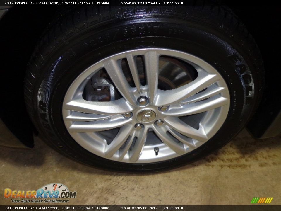 2012 Infiniti G 37 x AWD Sedan Graphite Shadow / Graphite Photo #10