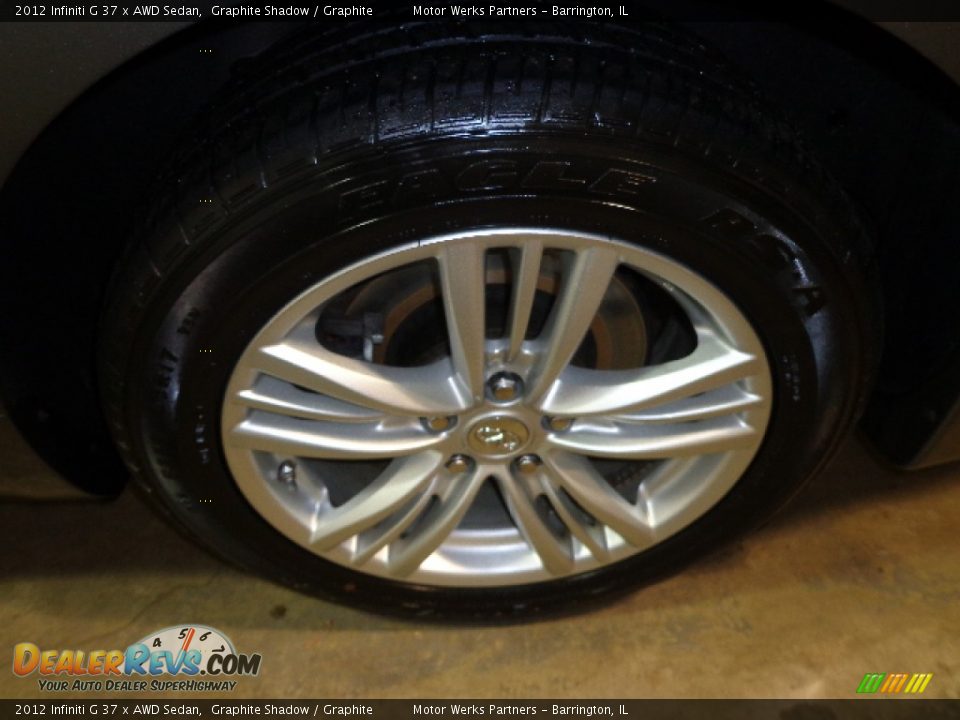 2012 Infiniti G 37 x AWD Sedan Graphite Shadow / Graphite Photo #11