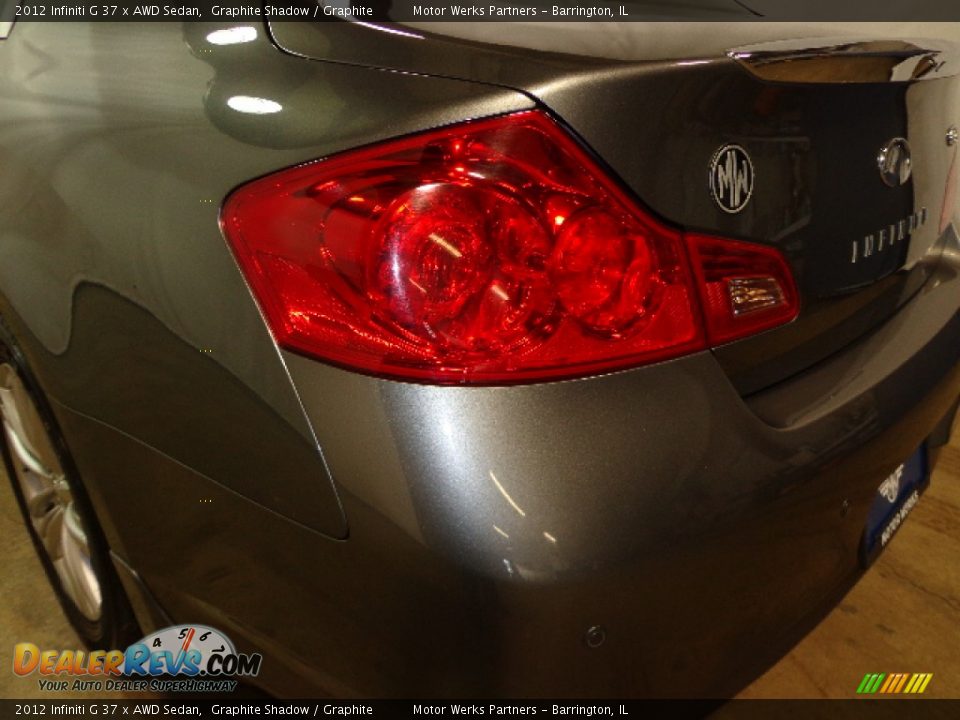 2012 Infiniti G 37 x AWD Sedan Graphite Shadow / Graphite Photo #12