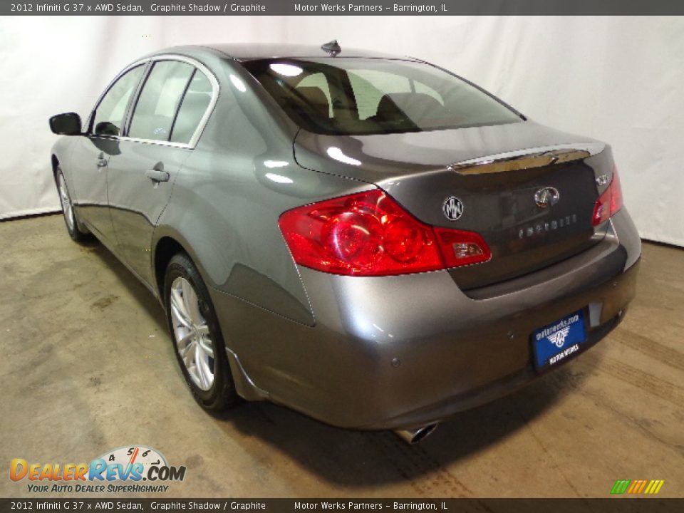 2012 Infiniti G 37 x AWD Sedan Graphite Shadow / Graphite Photo #14