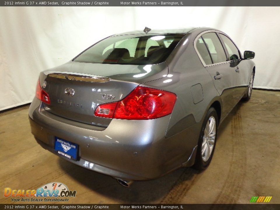 2012 Infiniti G 37 x AWD Sedan Graphite Shadow / Graphite Photo #16