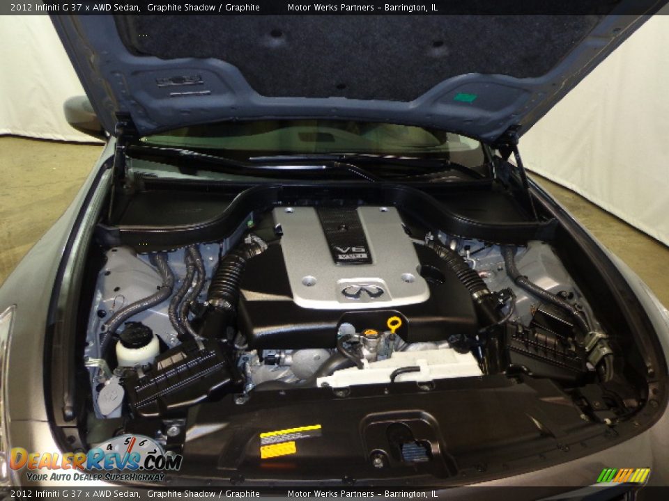 2012 Infiniti G 37 x AWD Sedan Graphite Shadow / Graphite Photo #18