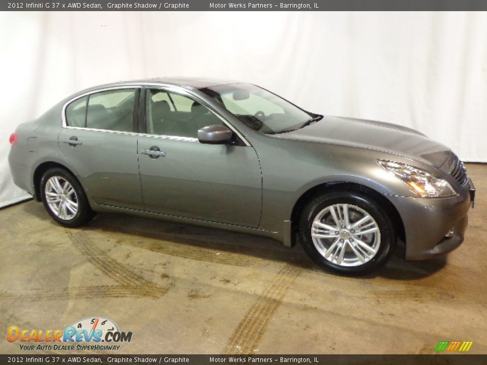 2012 Infiniti G 37 x AWD Sedan Graphite Shadow / Graphite Photo #19