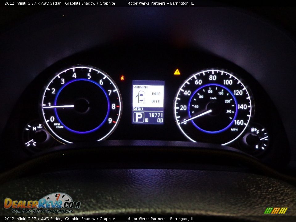 2012 Infiniti G 37 x AWD Sedan Graphite Shadow / Graphite Photo #23