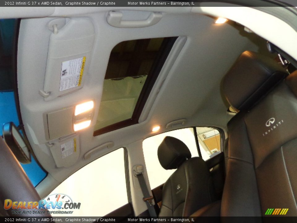 2012 Infiniti G 37 x AWD Sedan Graphite Shadow / Graphite Photo #26