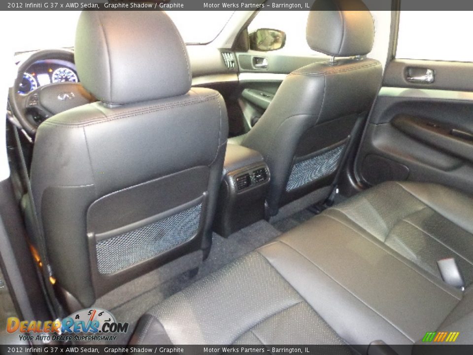 2012 Infiniti G 37 x AWD Sedan Graphite Shadow / Graphite Photo #28