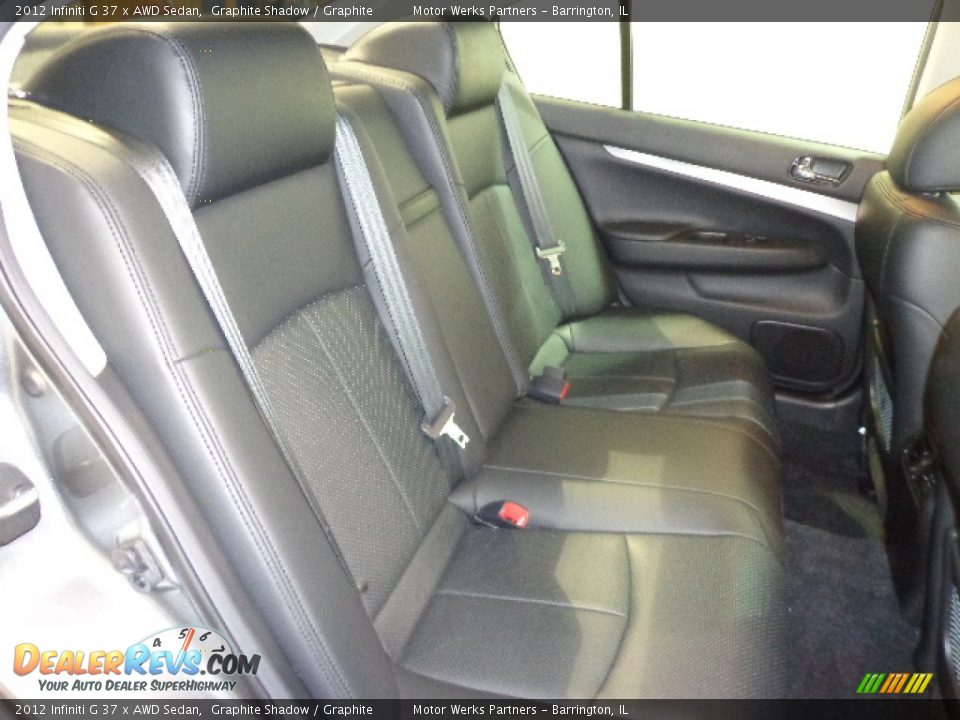 2012 Infiniti G 37 x AWD Sedan Graphite Shadow / Graphite Photo #31