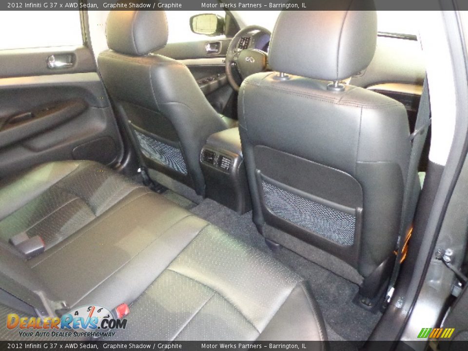 2012 Infiniti G 37 x AWD Sedan Graphite Shadow / Graphite Photo #32
