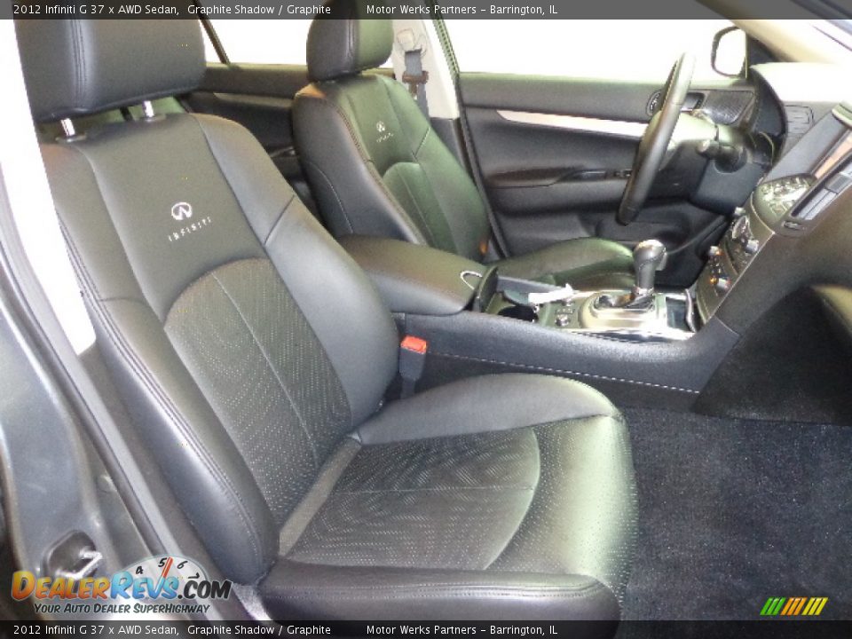 2012 Infiniti G 37 x AWD Sedan Graphite Shadow / Graphite Photo #34
