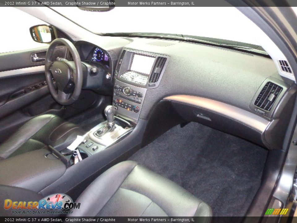 2012 Infiniti G 37 x AWD Sedan Graphite Shadow / Graphite Photo #35
