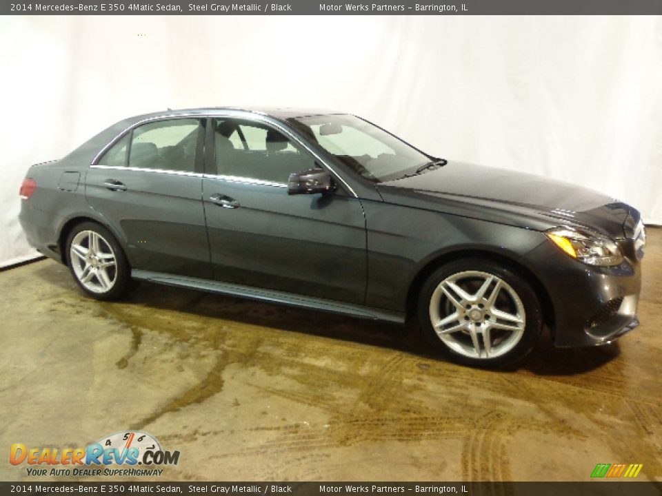 2014 Mercedes-Benz E 350 4Matic Sedan Steel Gray Metallic / Black Photo #19