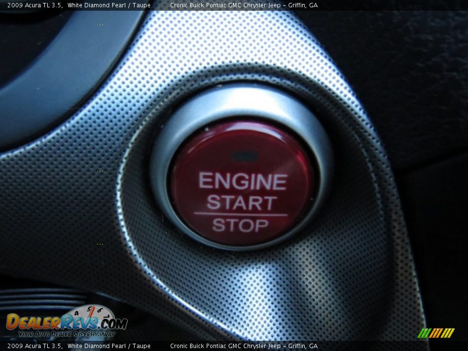 2009 Acura TL 3.5 White Diamond Pearl / Taupe Photo #22