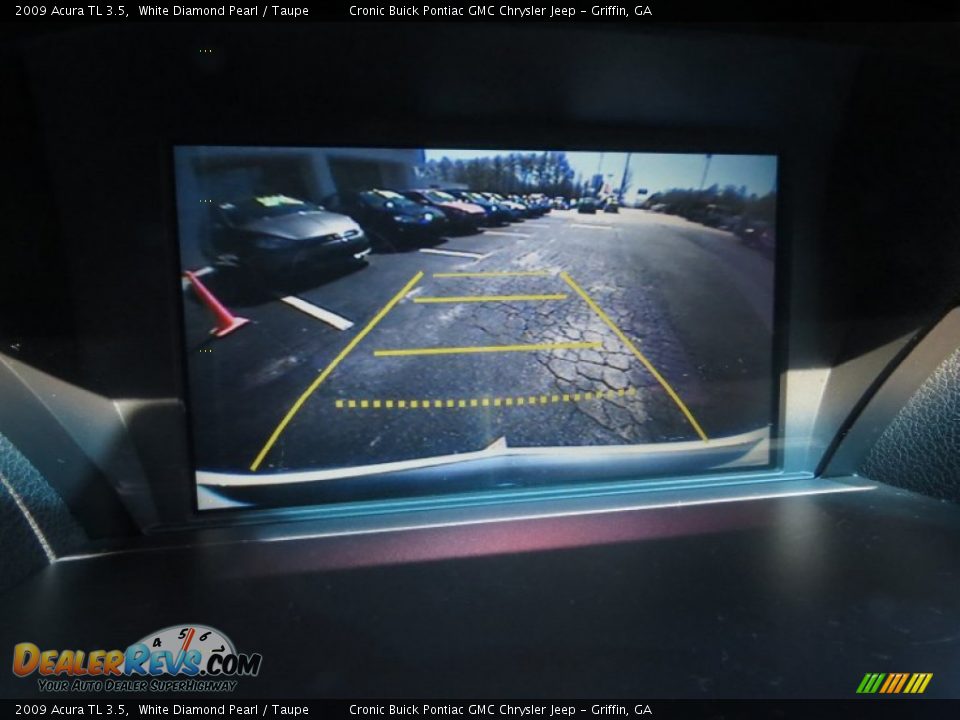 2009 Acura TL 3.5 White Diamond Pearl / Taupe Photo #24