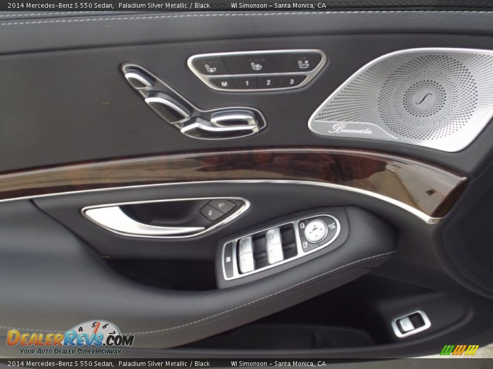 2014 Mercedes-Benz S 550 Sedan Paladium Silver Metallic / Black Photo #6