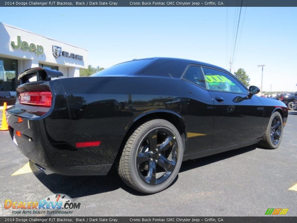 2014 Dodge Challenger R/T Blacktop Black / Dark Slate Gray Photo #7