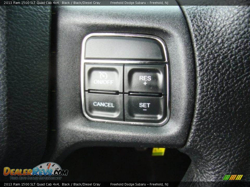 2013 Ram 1500 SLT Quad Cab 4x4 Black / Black/Diesel Gray Photo #19