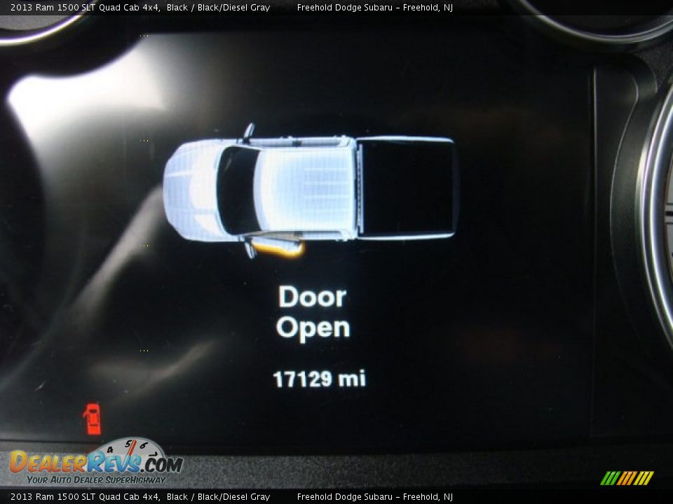 2013 Ram 1500 SLT Quad Cab 4x4 Black / Black/Diesel Gray Photo #20