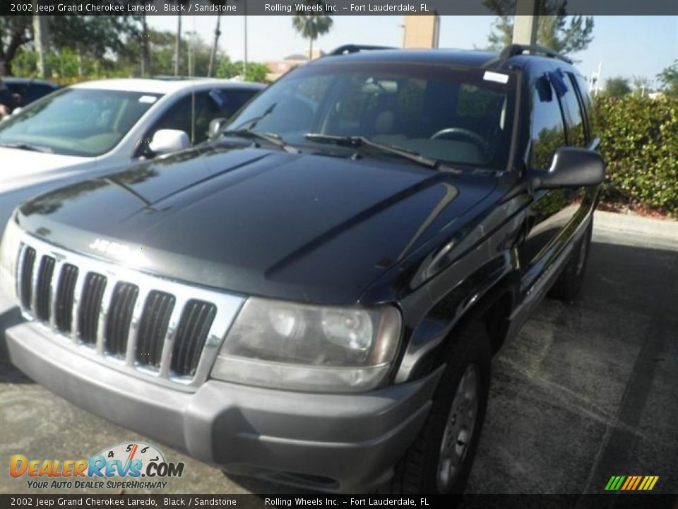 2002 Jeep Grand Cherokee Laredo Black / Sandstone Photo #1