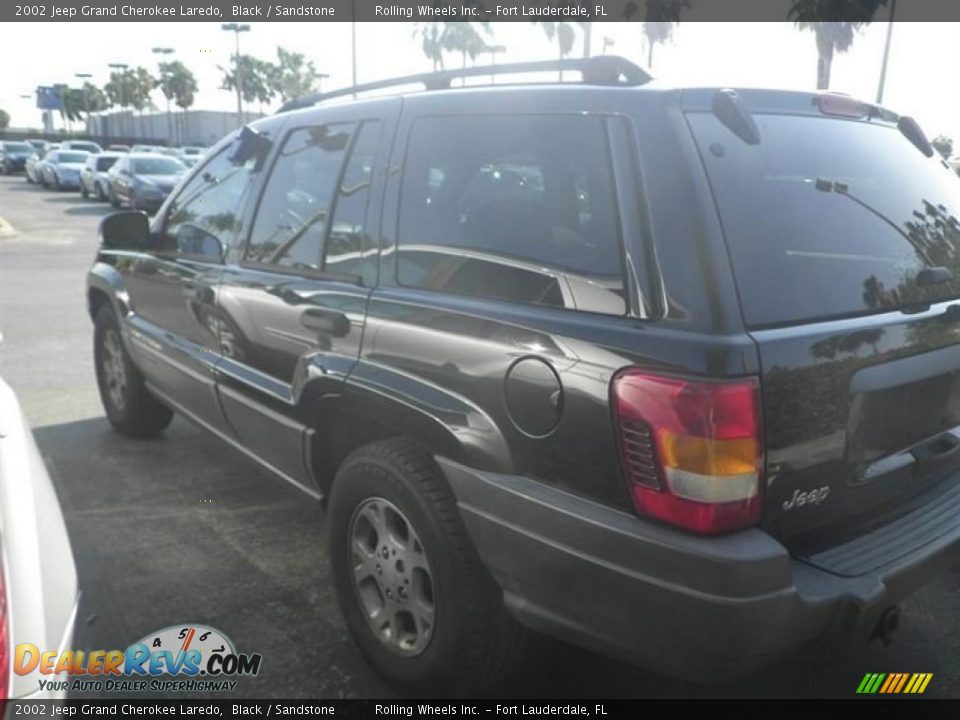 2002 Jeep Grand Cherokee Laredo Black / Sandstone Photo #4