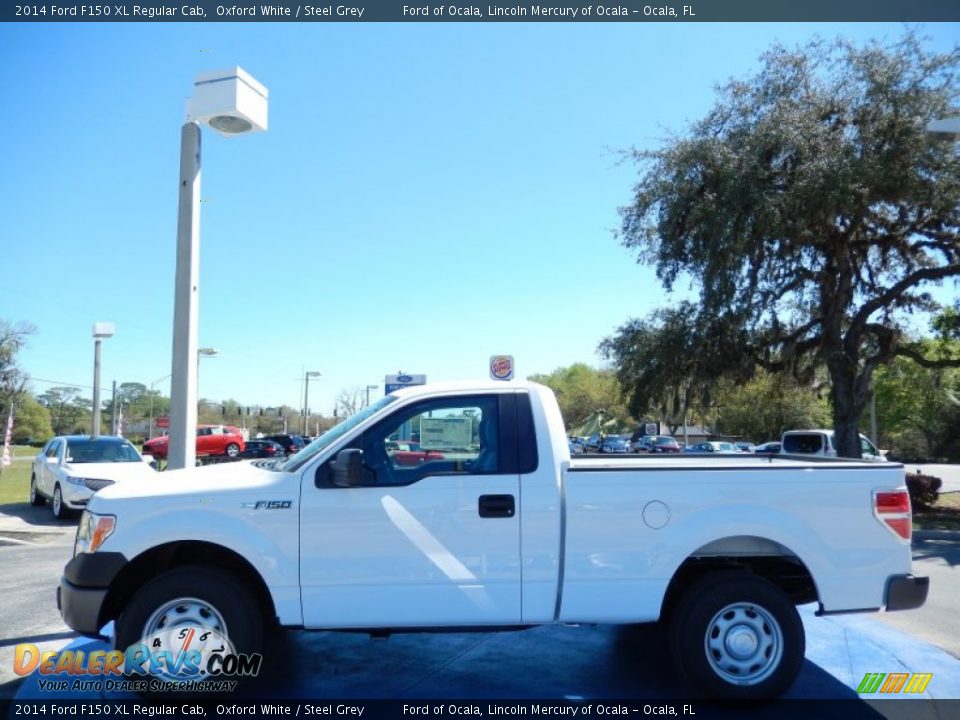 2014 Ford F150 XL Regular Cab Oxford White / Steel Grey Photo #2