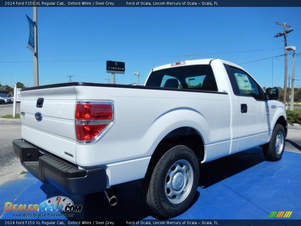 2014 Ford F150 XL Regular Cab Oxford White / Steel Grey Photo #3