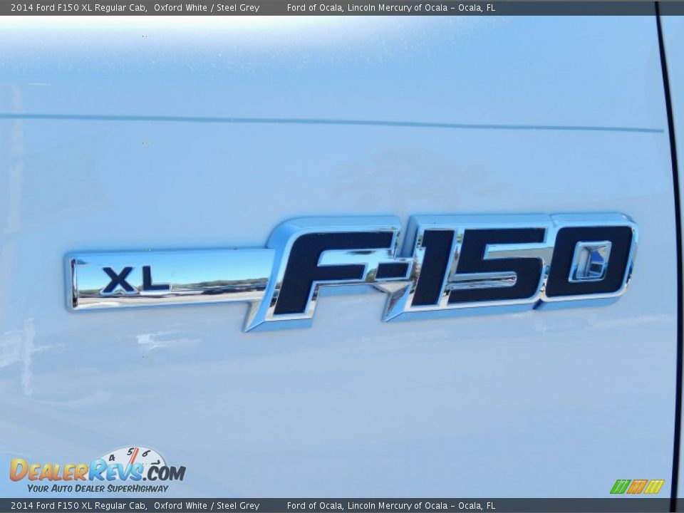 2014 Ford F150 XL Regular Cab Oxford White / Steel Grey Photo #5