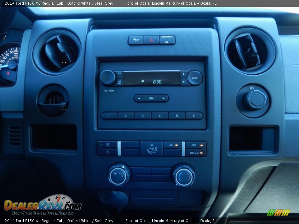 2014 Ford F150 XL Regular Cab Oxford White / Steel Grey Photo #9