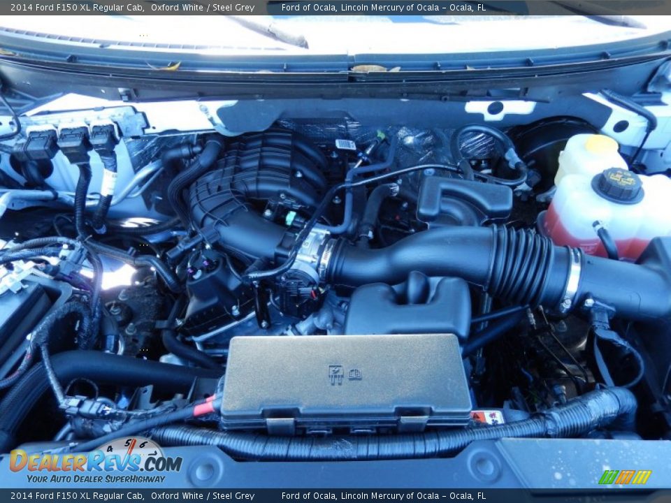 2014 Ford F150 XL Regular Cab Oxford White / Steel Grey Photo #10