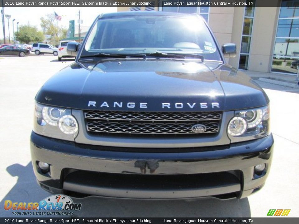 2010 Land Rover Range Rover Sport HSE Santorini Black / Ebony/Lunar Stitching Photo #6