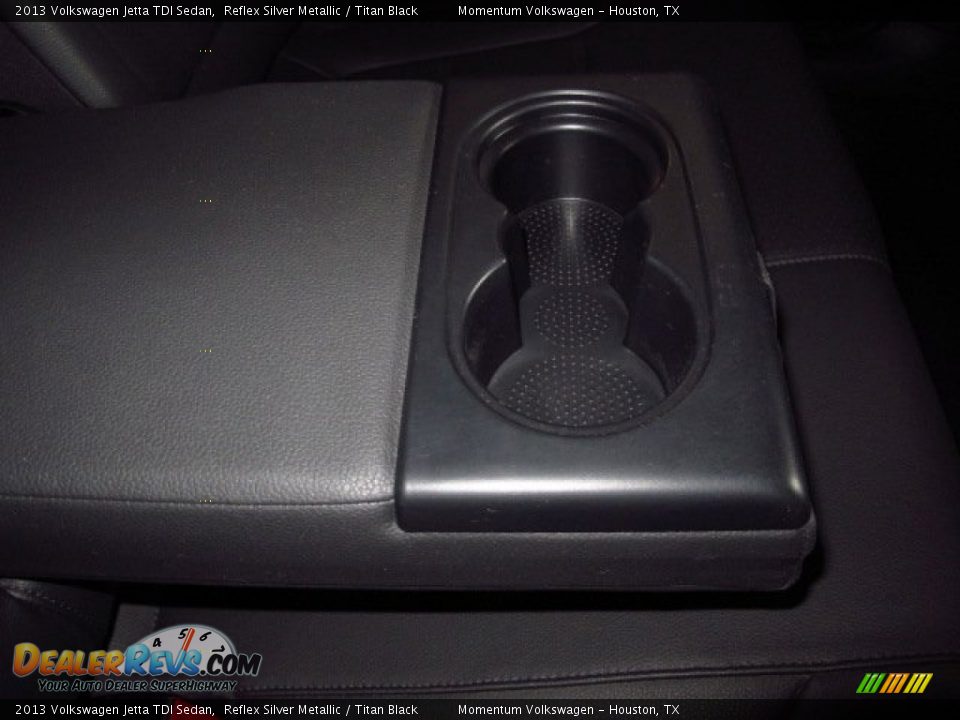 2013 Volkswagen Jetta TDI Sedan Reflex Silver Metallic / Titan Black Photo #23